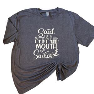 Soul of a Mermaid Graphic T-shirt - Size XL - New